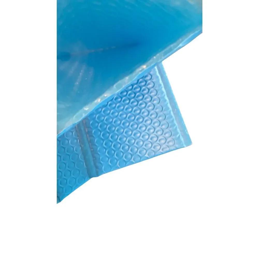 Blue Poly Bubble Padded Envelopes Self-Sealing Mailers 4X8 (Inner 4x7)